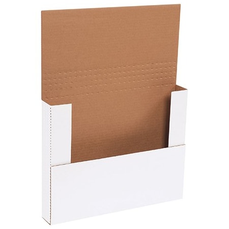 Bsc Preferred 14-1/4 x 11-1/4 x 2'' White Easy-Fold Mailers, 50PK BUY00014599